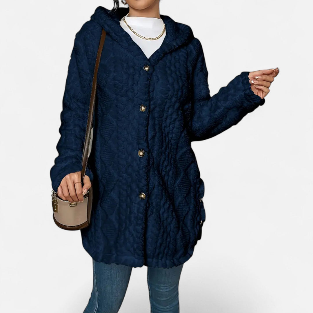 Women’s Jacquard Hooded Coat – Heritage Luxe