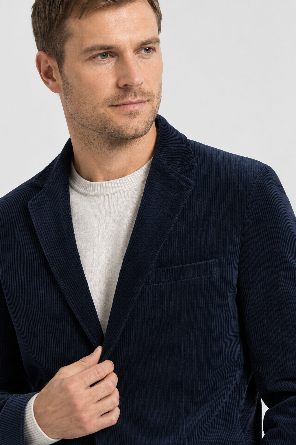 NOMU | Men's Corduroy Blazer – Classic Tailored Smart Casual Jacket