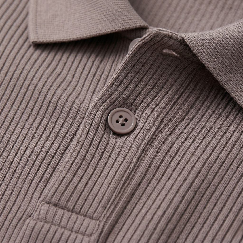 NOMU | Men’s Knit Short Sleeve Polo Shirt