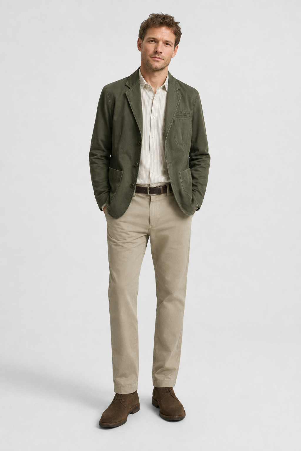 NOMU | Men's Smart Casual Cotton Blazer – Modern Tailored Jacket