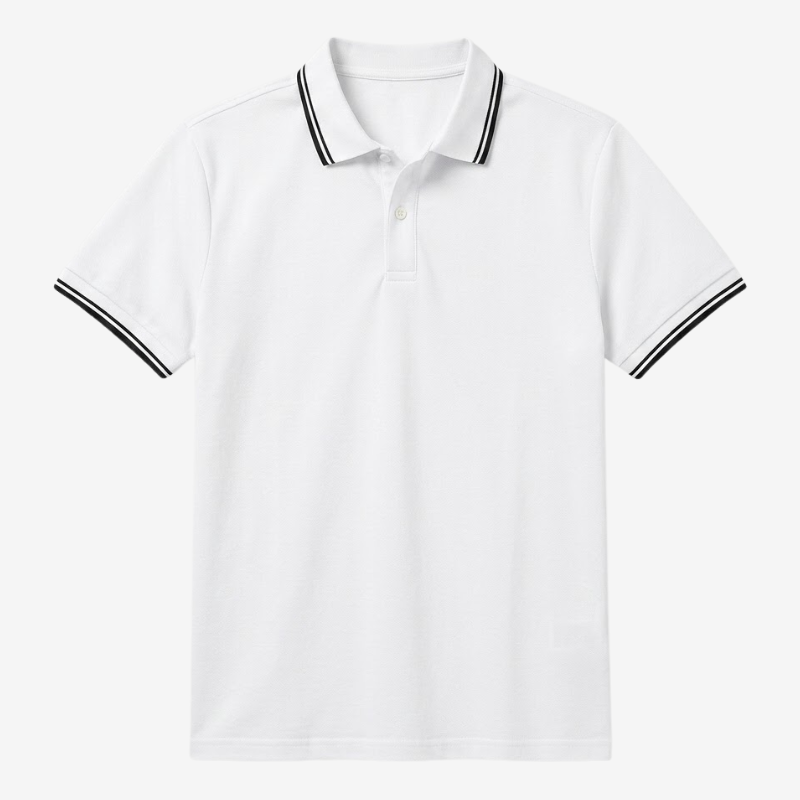 NOMU | Men's Classic Polo Shirt – Contrast Trim Casual Fit