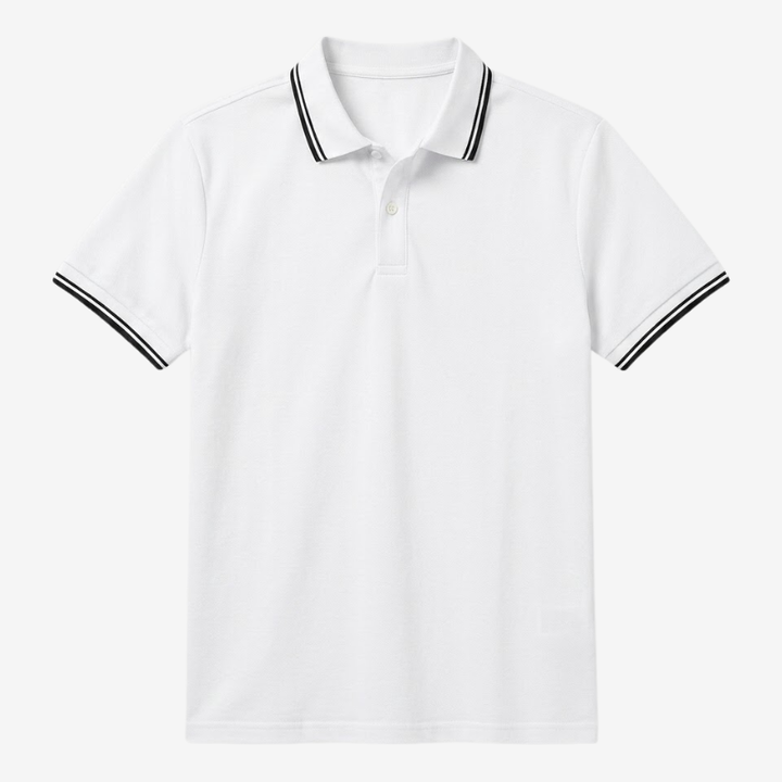 NOMU | Men's Classic Polo Shirt – Contrast Trim Casual Fit
