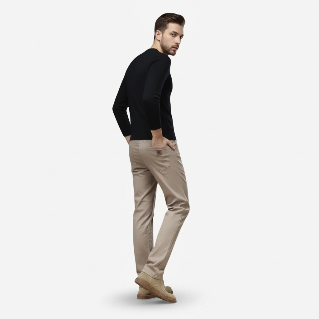 NOMU | Men’s Slim Fit Casual Trousers