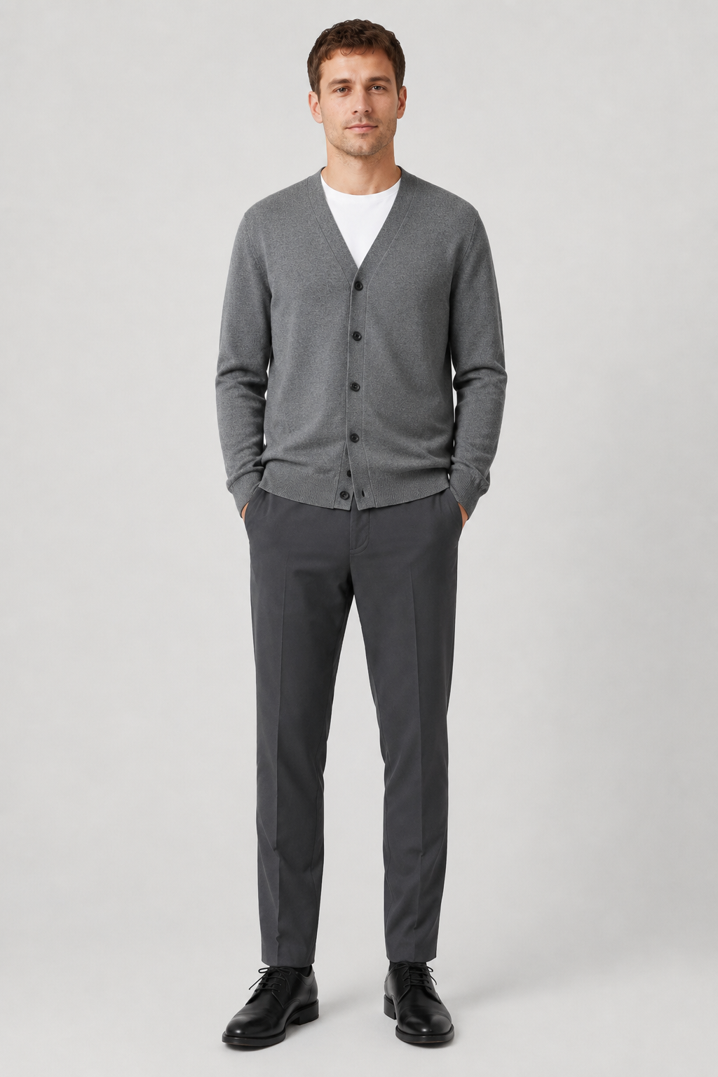 NOMU | Men's Classic Knit Cardigan – Lightweight Button-Up Sweater