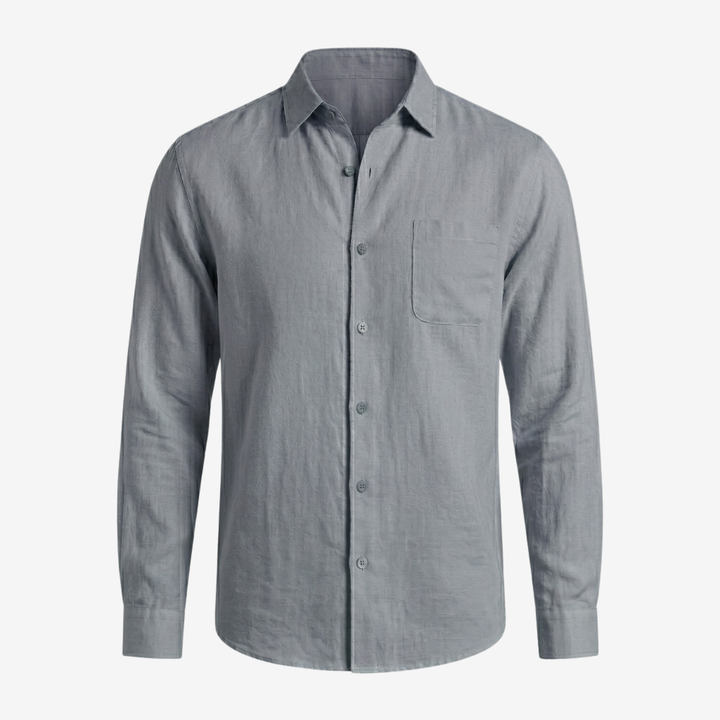 NOMU | Men’s Long Sleeve Button-Up Casual Shirt