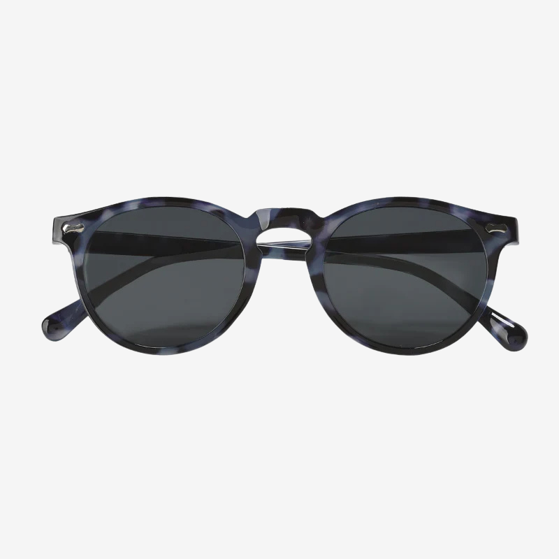 NOMU | Round Frame Sunglasses for Men and Women, Tinted Lenses with Full Rim Design