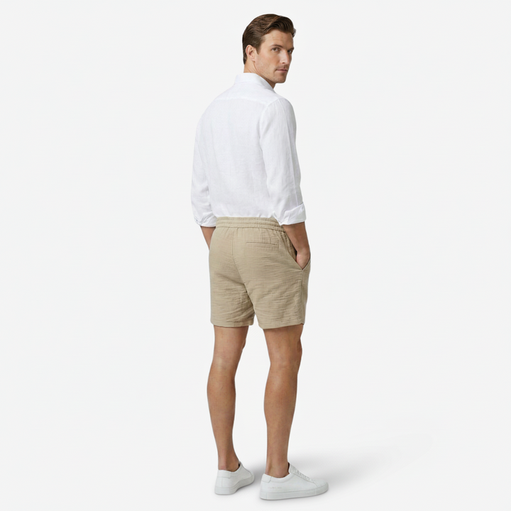 NOMU | Men's Drawstring Shorts – Elastic Waist Casual Pocket Design
