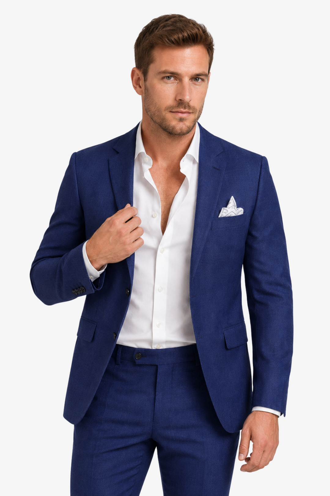 NOMU | Men's Two Piece Suit Set – Tailored Blazer Slim Fit Trousers Design