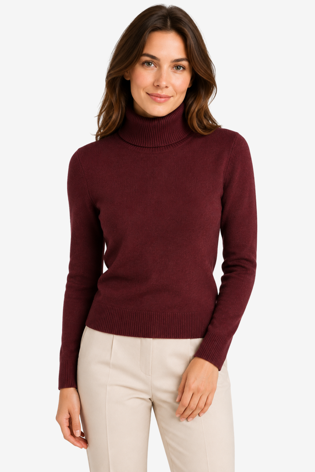 NOMU | Women’s Turtleneck Sweater – Heritage Comfort