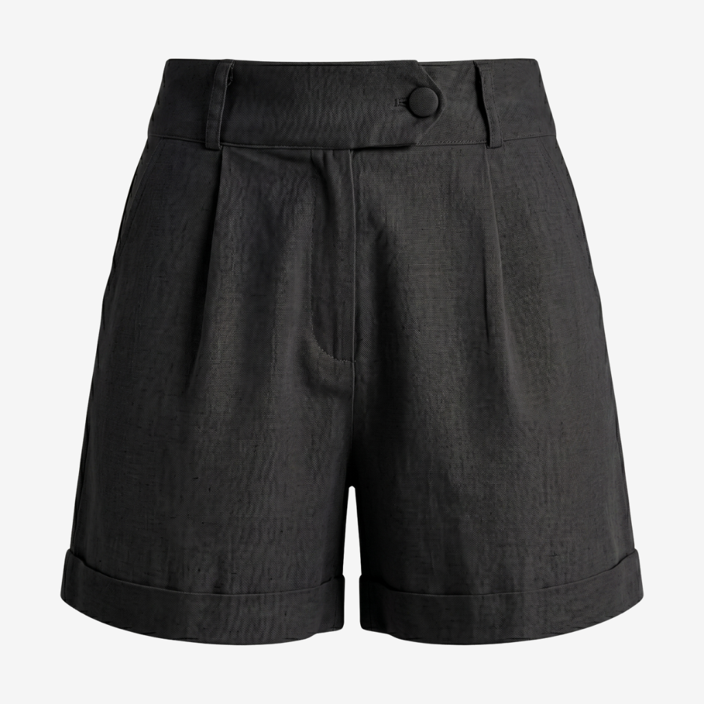 NOMU | Women’s High Waisted Linen Shorts