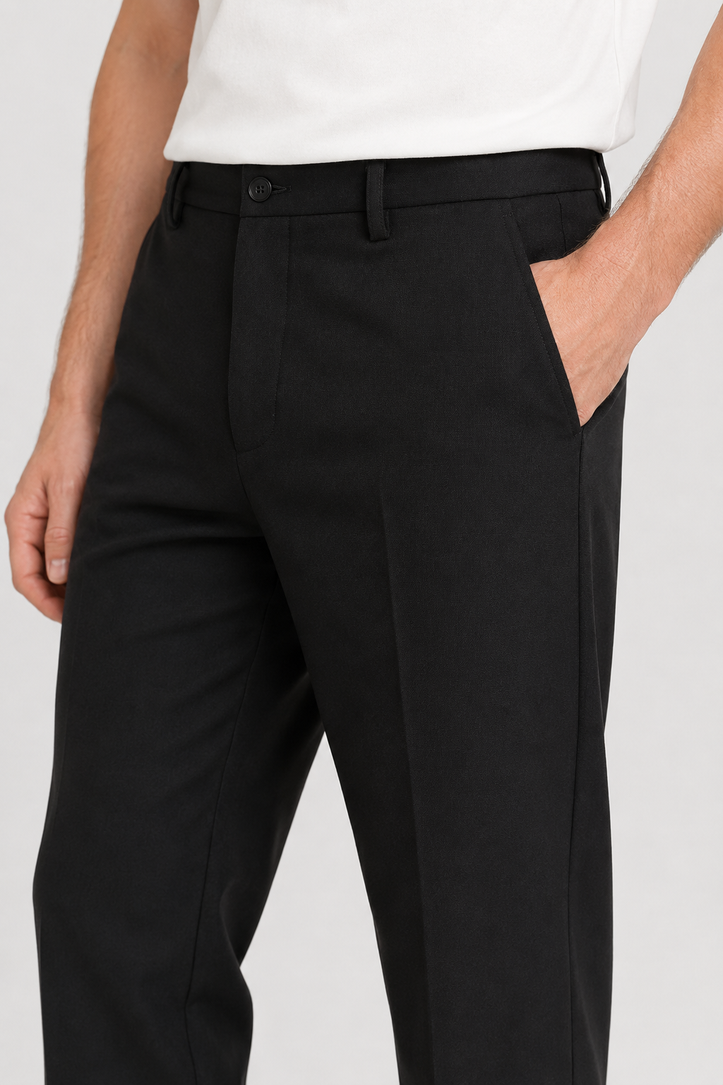 NOMU | Men's Tailored Dress Pants – Slim Fit Smart Casual Trousers