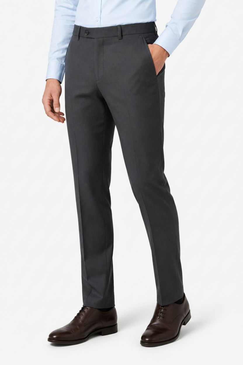 NOMU | Men’s Timeless Straight Cut Suit Trousers