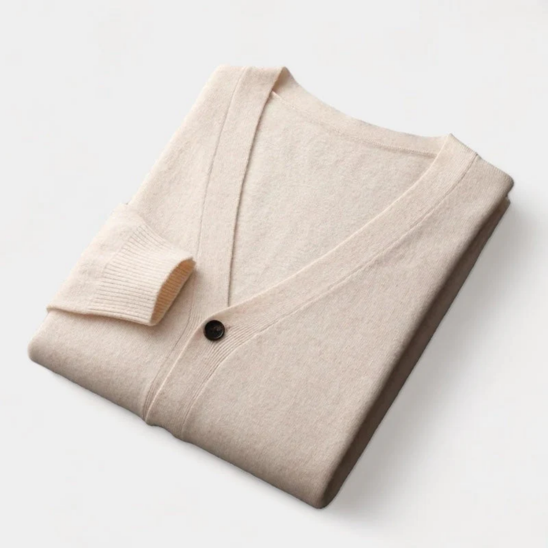 NOMU | Men's Classic Knit Cardigan – Lightweight Button-Up Sweater