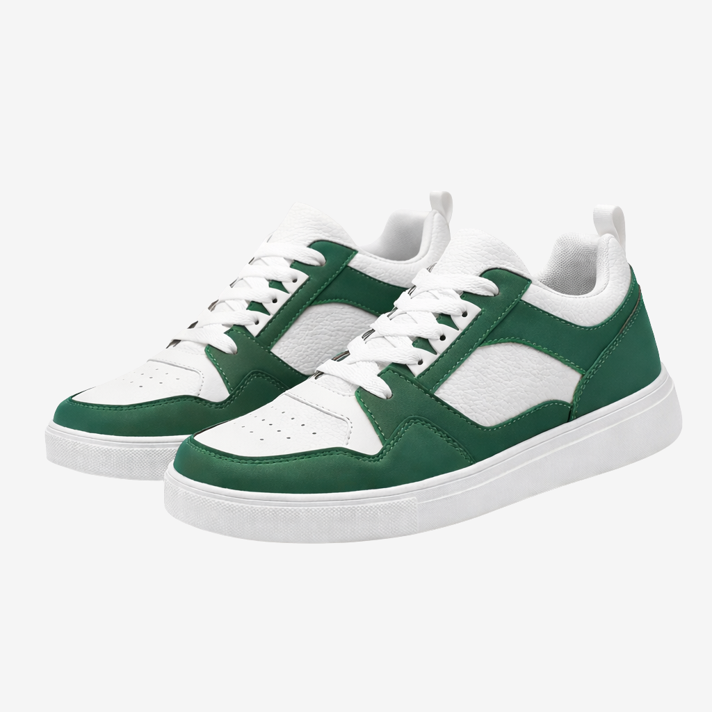NOMU | Men's Colorblock Low-Top Sneakers – Casual Streetwear Lace-Up Shoes