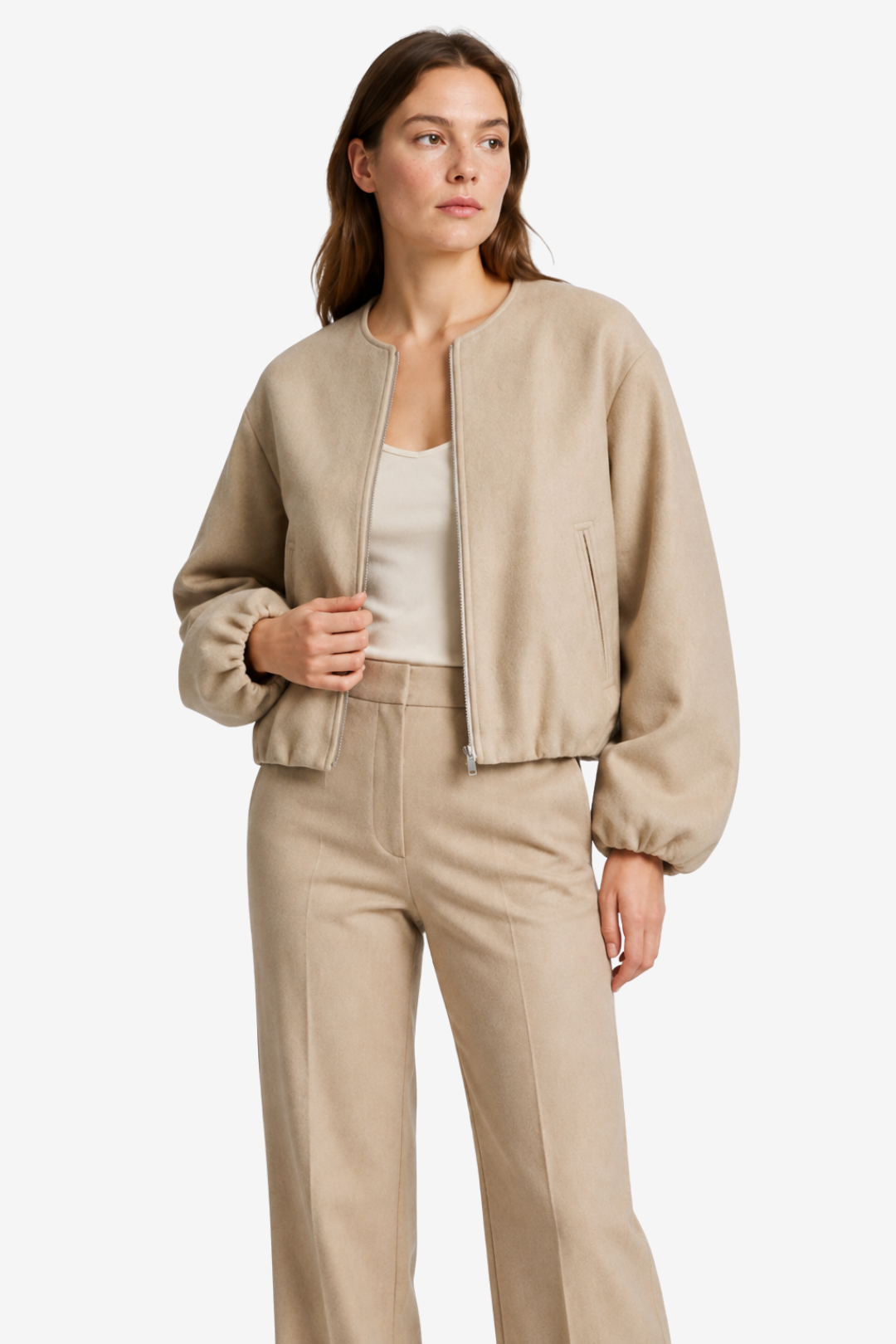 NOMU | Women’s Zippered Bomber Jacket
