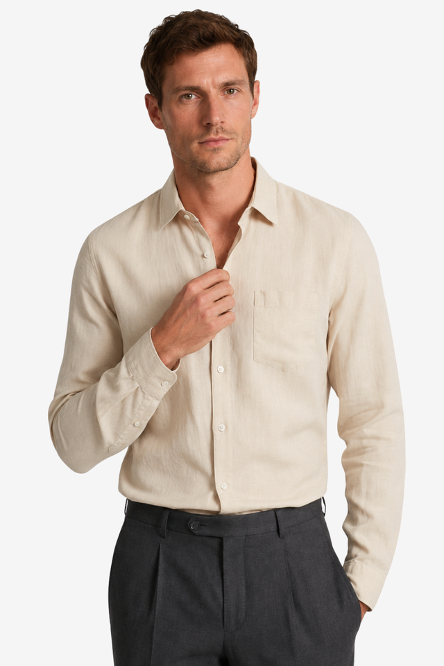 NOMU | Men’s Long Sleeve Button-Up Casual Shirt
