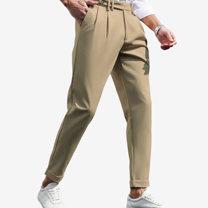 NOMU | Men’s Slim Fit Casual Suit Trousers