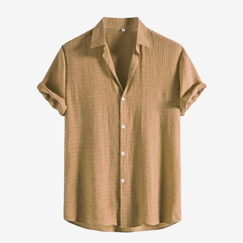 NOMU | Men's Lightweight Shirt – Short Sleeve Button-Up Casual Design