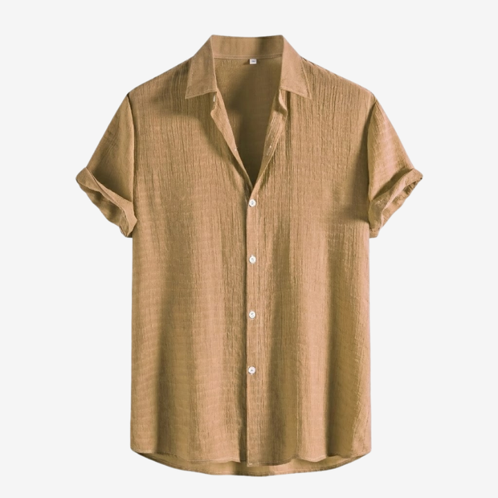 NOMU | Men's Lightweight Shirt – Short Sleeve Button-Up Casual Design