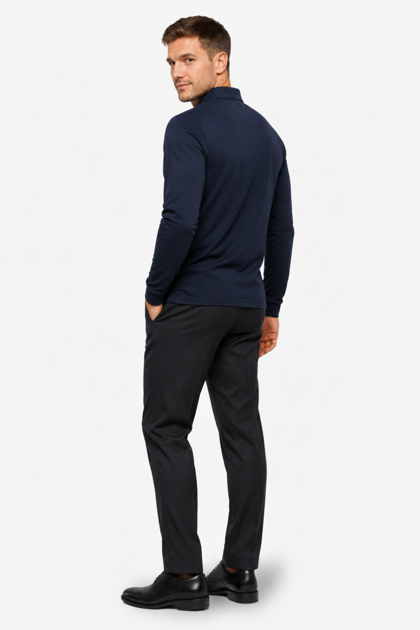 NOMU | Men's Long Sleeve Polo Shirt