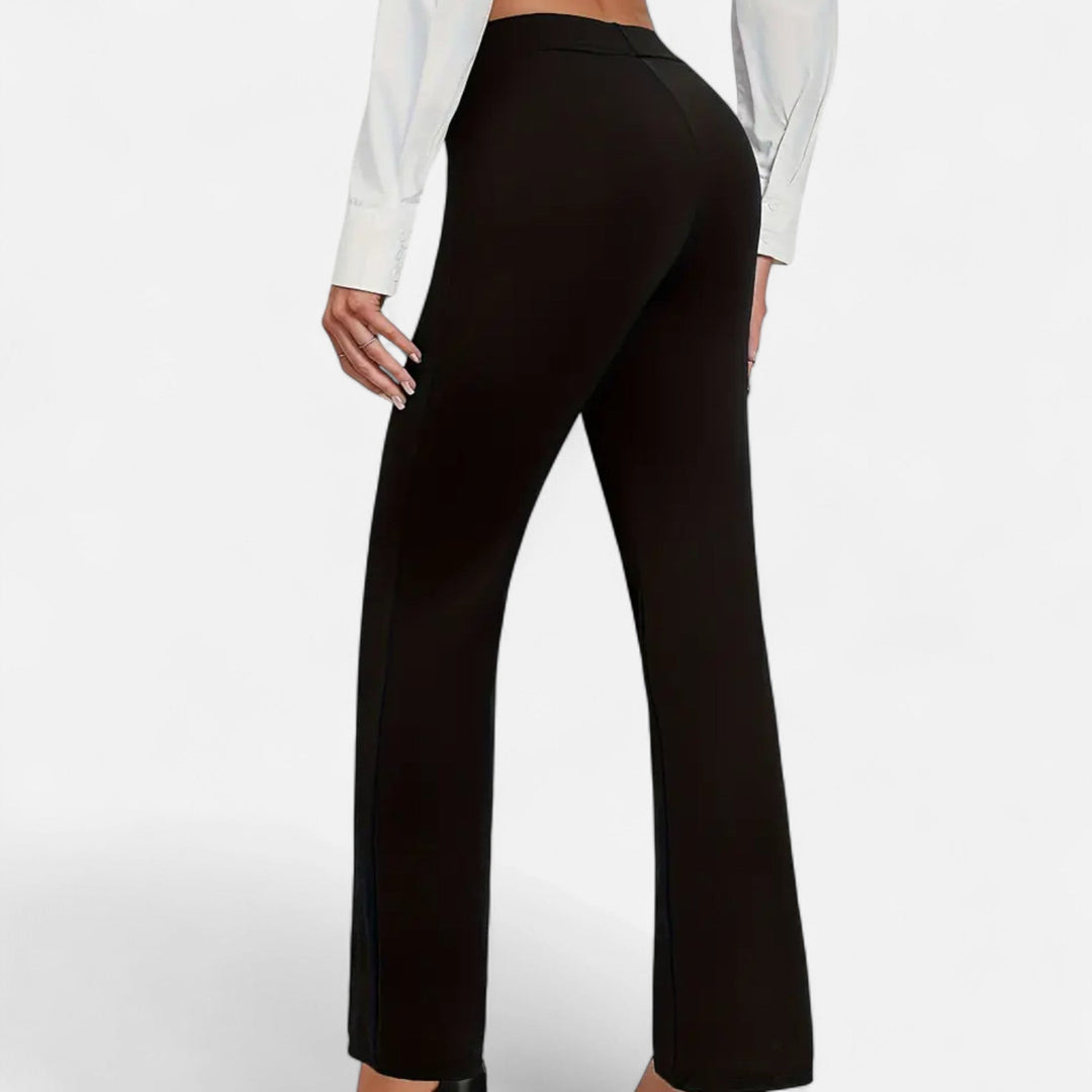 Women’s Stretch Knit Trousers – Effortless Sophistication