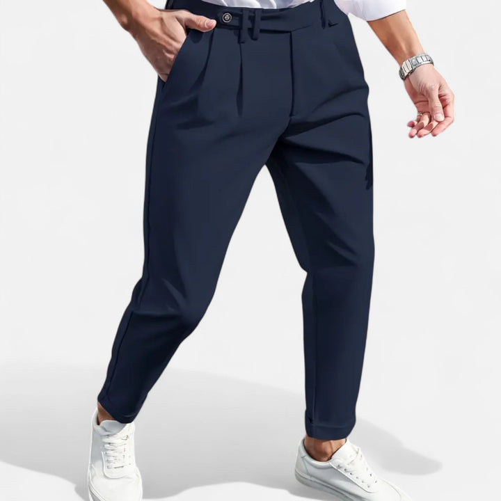 Men’s Slim Fit Casual Suit Trousers