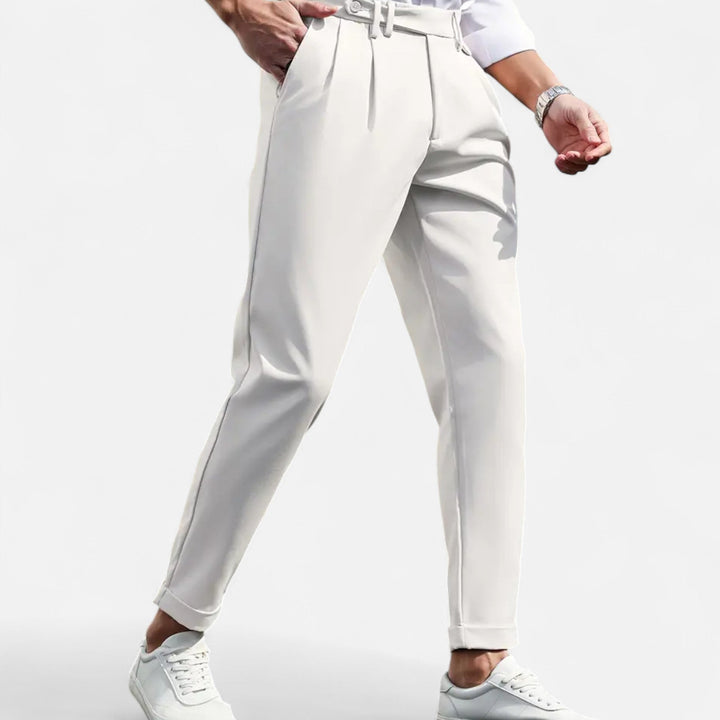 Men’s Slim Fit Casual Suit Trousers