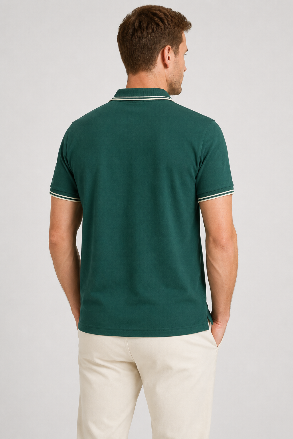 NOMU | Men's Classic Polo Shirt – Contrast Trim Casual Fit