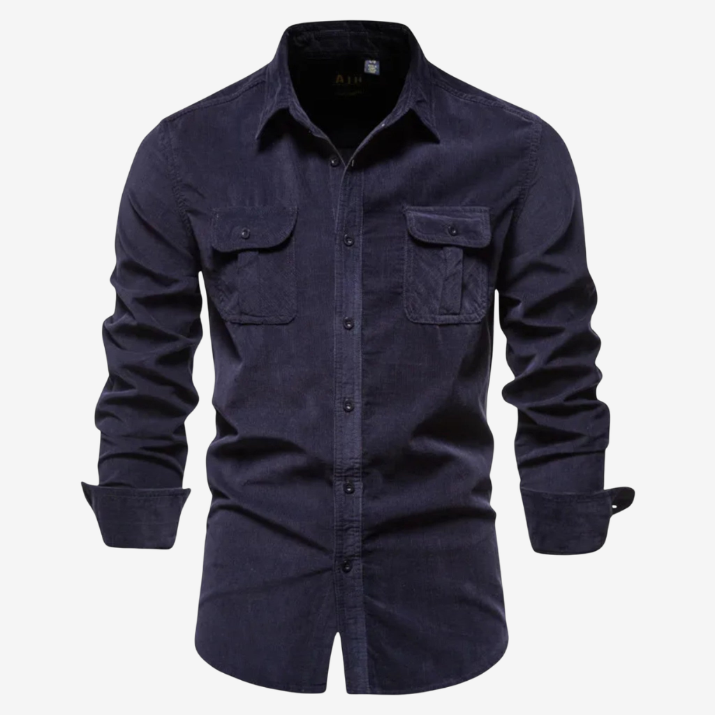 NOMU | Men’s Corduroy Business Casual Shirt