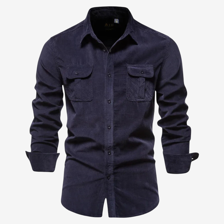 NOMU | Men’s Corduroy Business Casual Shirt