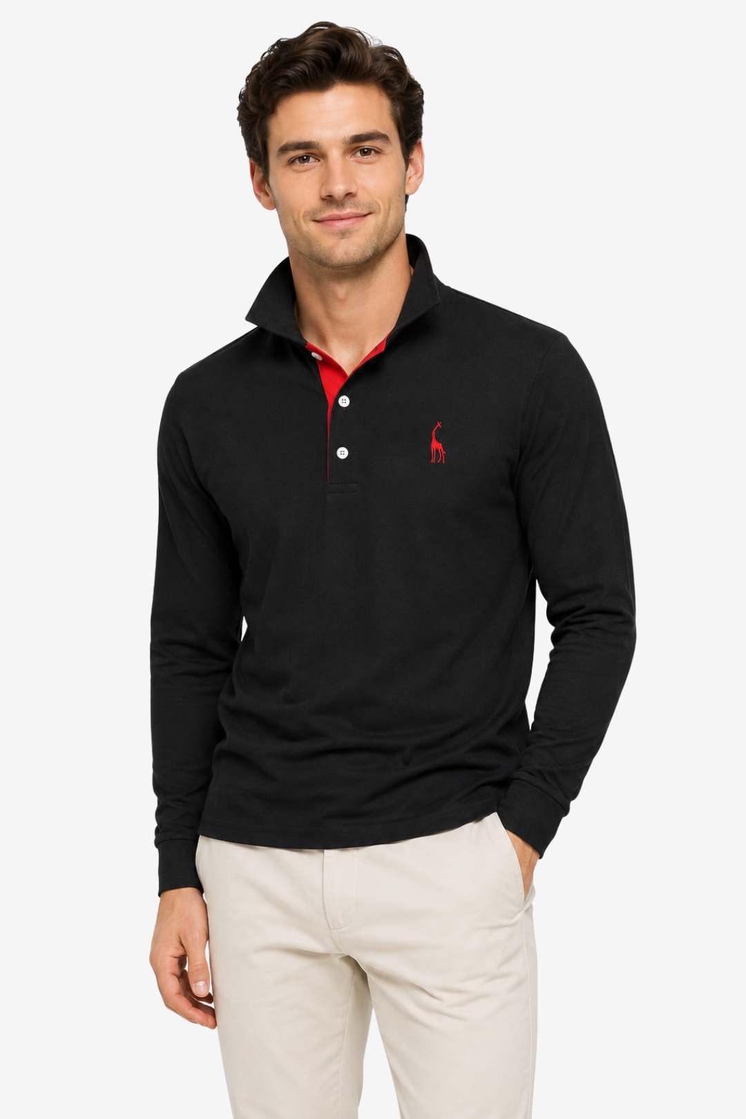 NOMU | Men's Long Sleeve Polo Shirt