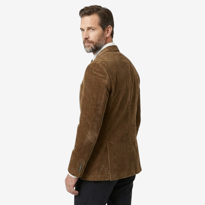 NOMU | Men's Corduroy Blazer – Classic Tailored Smart Casual Jacket