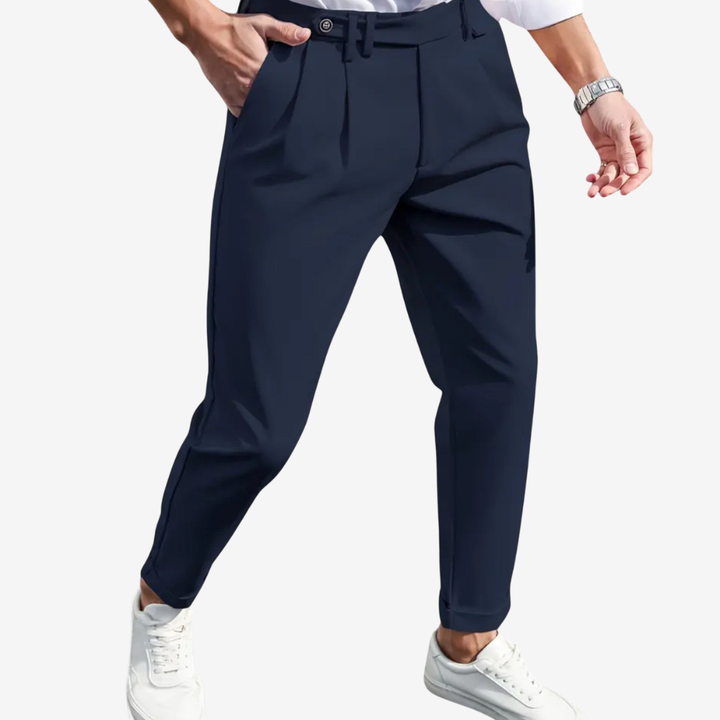 NOMU | Men’s Slim Fit Casual Suit Trousers
