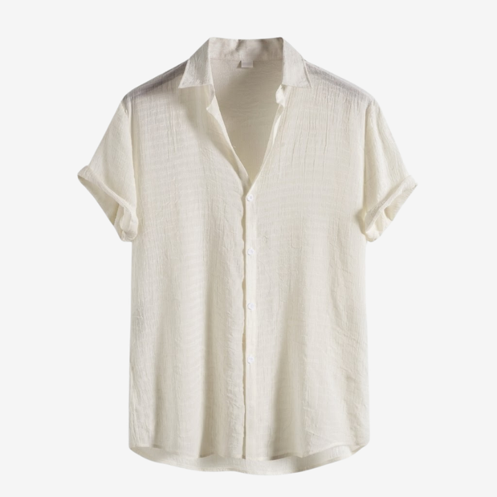 NOMU | Men's Lightweight Shirt – Short Sleeve Button-Up Casual Design