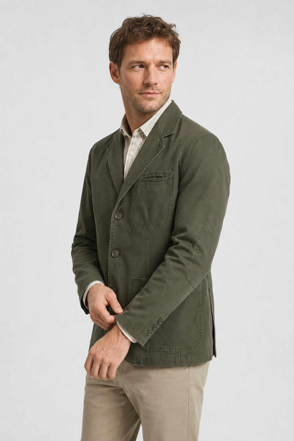 NOMU | Men's Smart Casual Cotton Blazer – Modern Tailored Jacket
