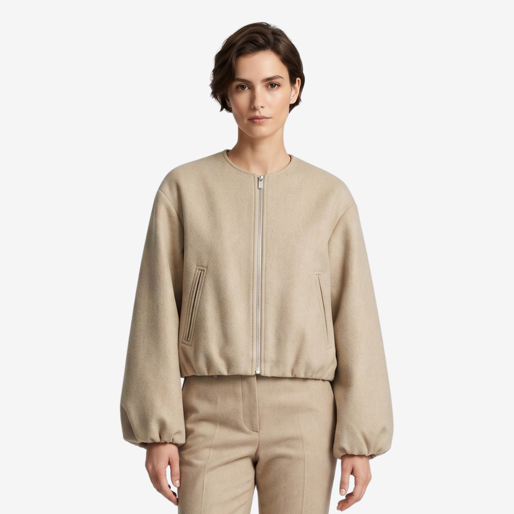 NOMU | Women’s Zippered Bomber Jacket