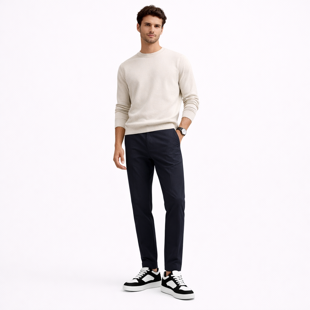 NOMU | Men's Colorblock Low-Top Sneakers – Casual Streetwear Lace-Up Shoes