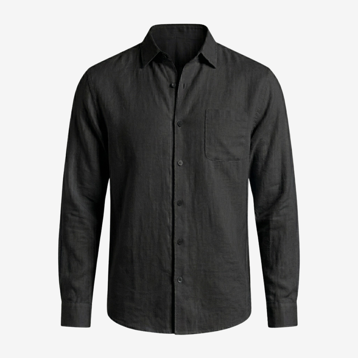 NOMU | Men’s Long Sleeve Button-Up Casual Shirt