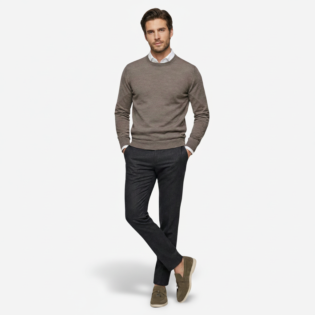 NOMU | Men's Casual Suede Loafers – Slip-On Smart Casual Shoes