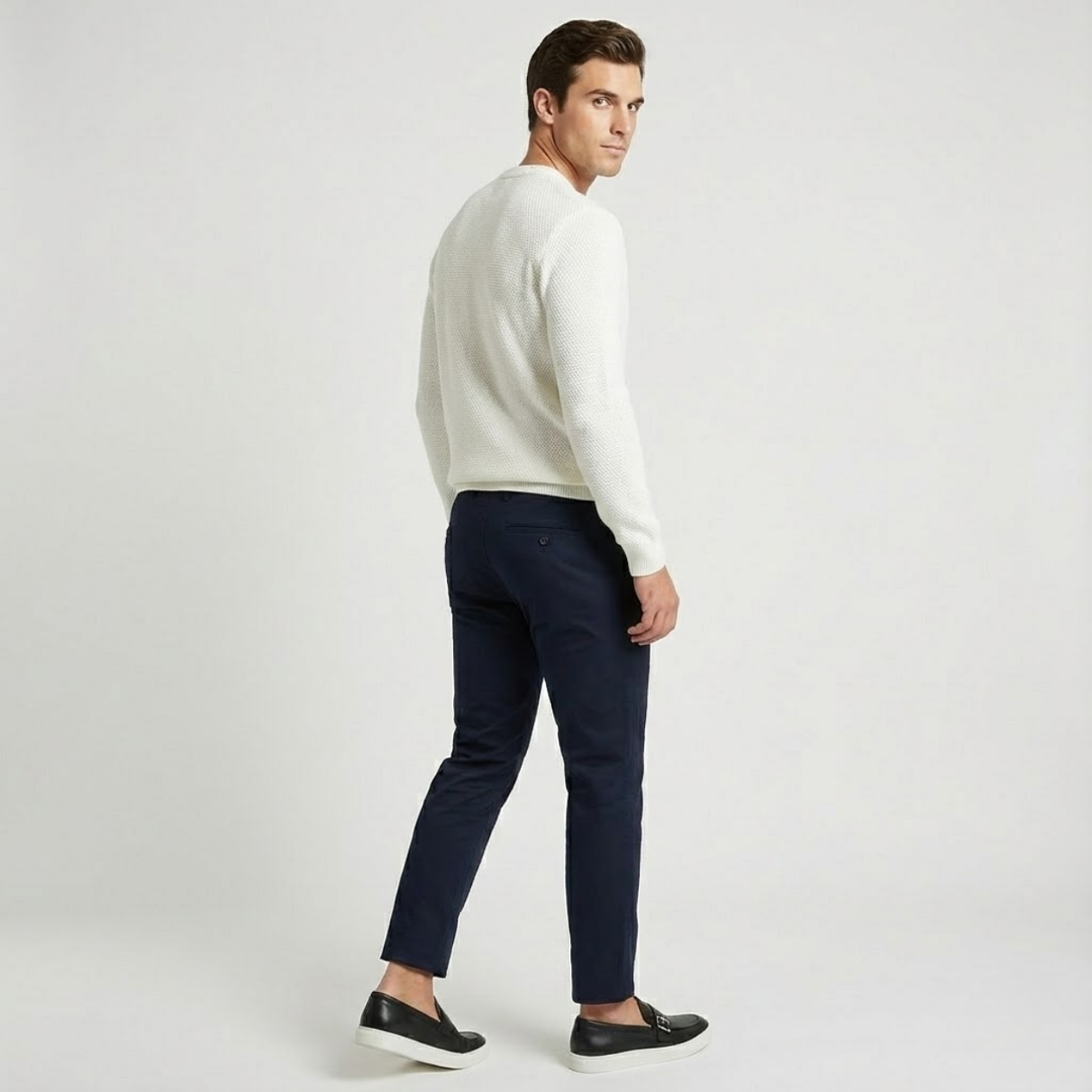 NOMU | Men's Double Monk Strap Sneakers – Smart Casual Slip-On Dress Sneakers