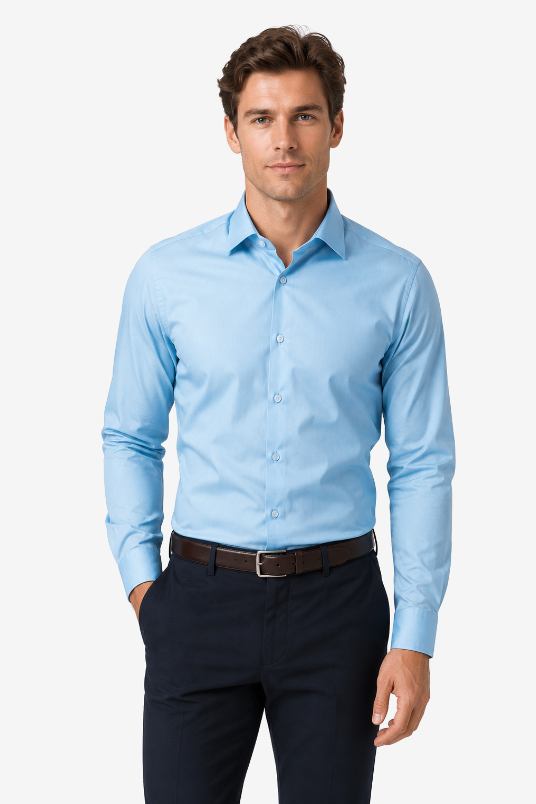 NOMU | Men’s Slim-Fit Button-Down Shirt