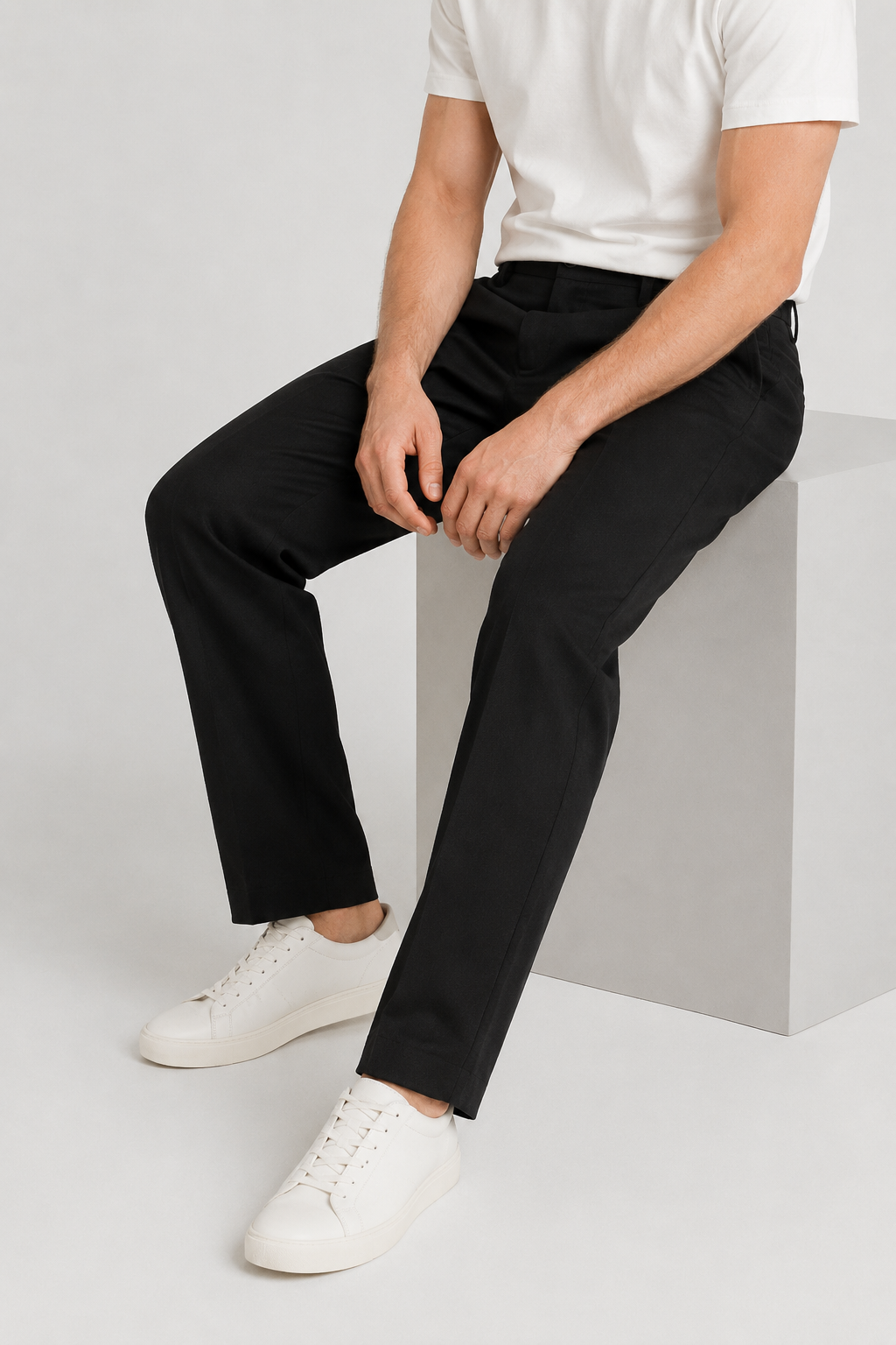 NOMU | Men's Tailored Dress Pants – Slim Fit Smart Casual Trousers