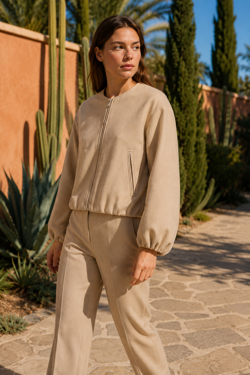 NOMU | Women’s Zippered Bomber Jacket