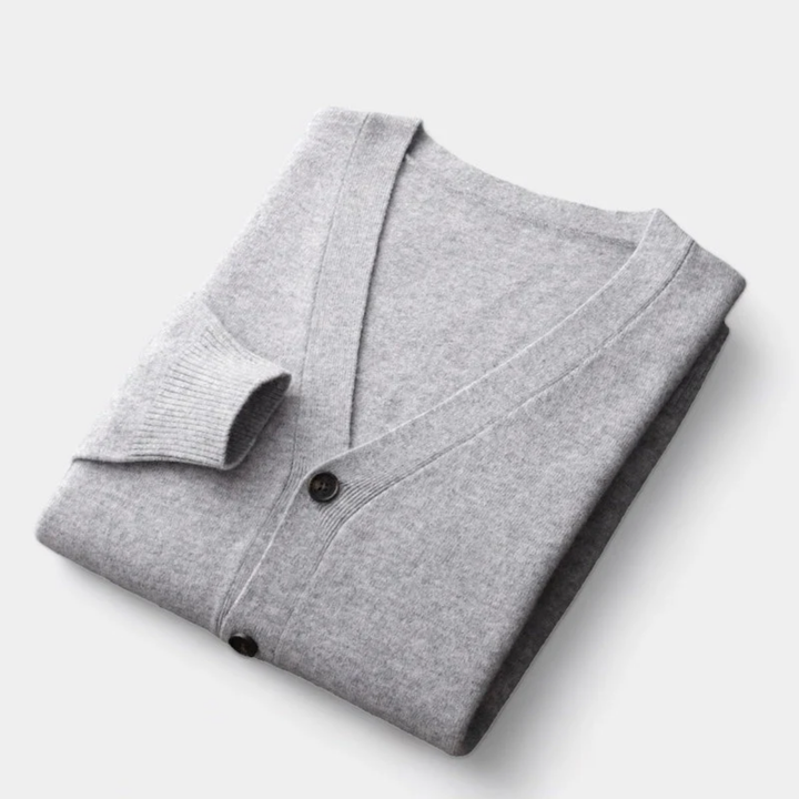 NOMU | Men's Classic Knit Cardigan – Lightweight Button-Up Sweater