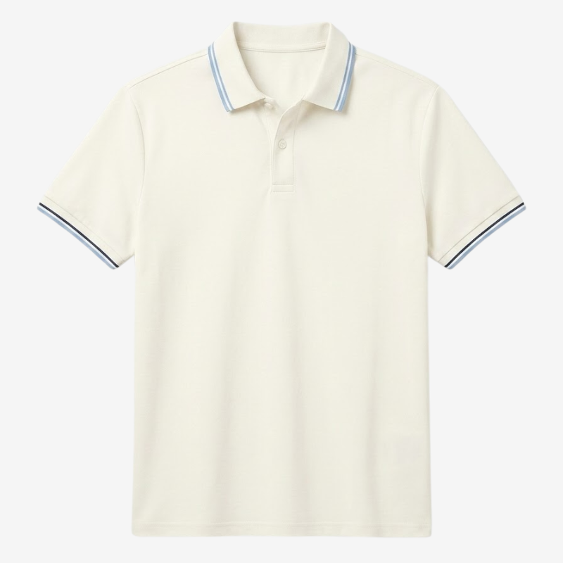 NOMU | Men's Classic Polo Shirt – Contrast Trim Casual Fit