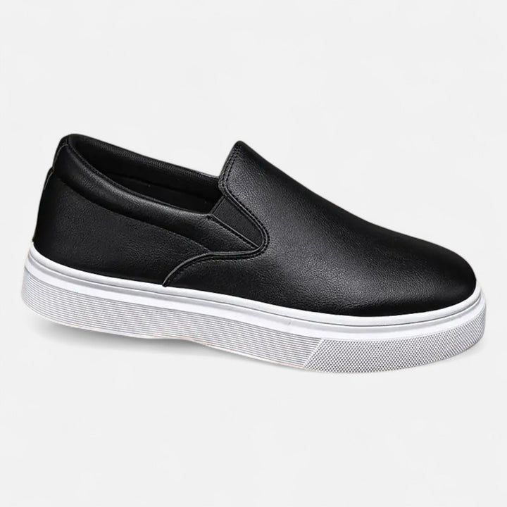 Men’s Leather Casual Sneakers – Refined Comfort
