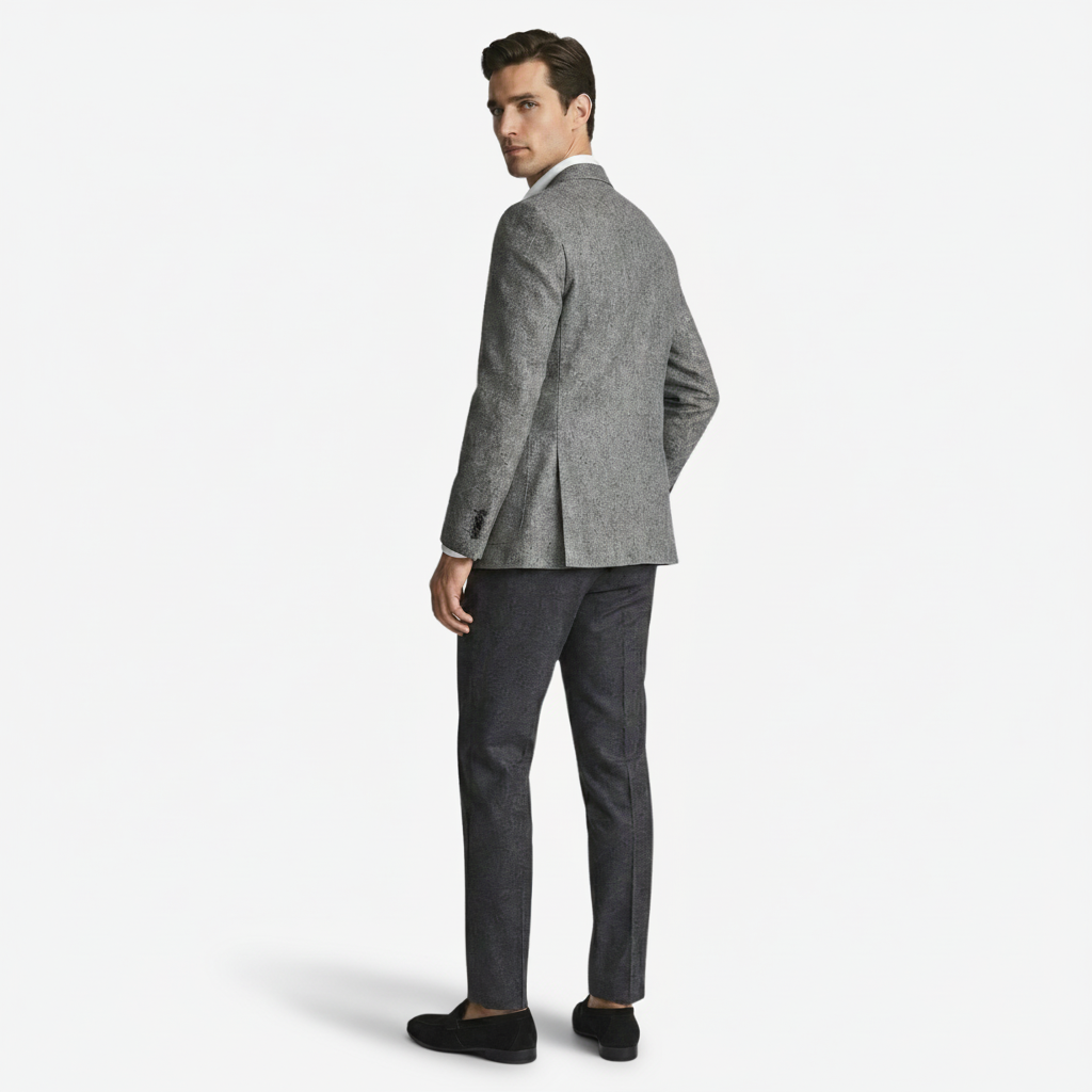 NOMU | Men's Suede Penny Loafers – Classic Slip-On Dress Shoes