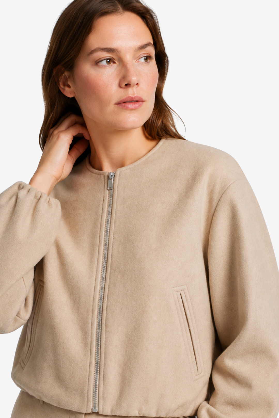 NOMU | Women’s Zippered Bomber Jacket