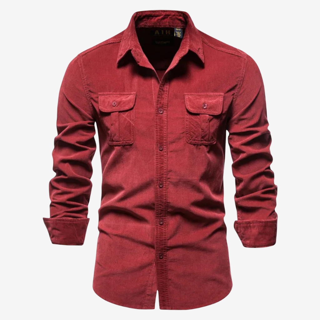 NOMU | Men’s Corduroy Business Casual Shirt