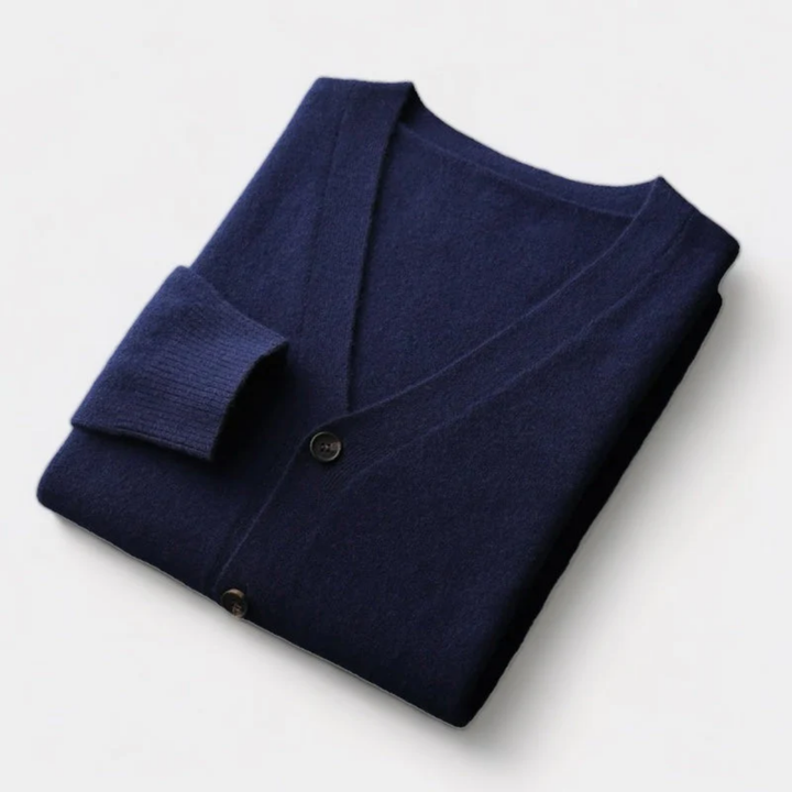 NOMU | Men's Classic Knit Cardigan – Lightweight Button-Up Sweater